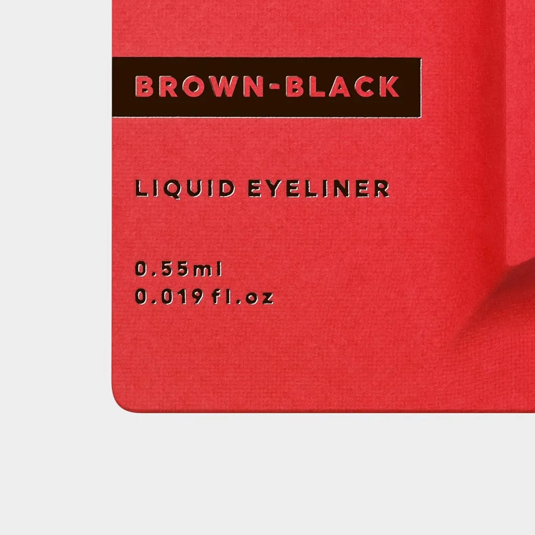 UZU Eyeliner By Flowfushi - Brownish Black (Made in Japan)