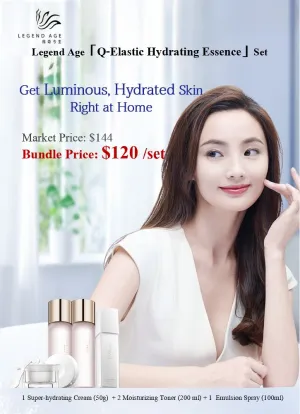 Value set: Legend Age 4-pcs Q-Elastic Hydrating Essence Set