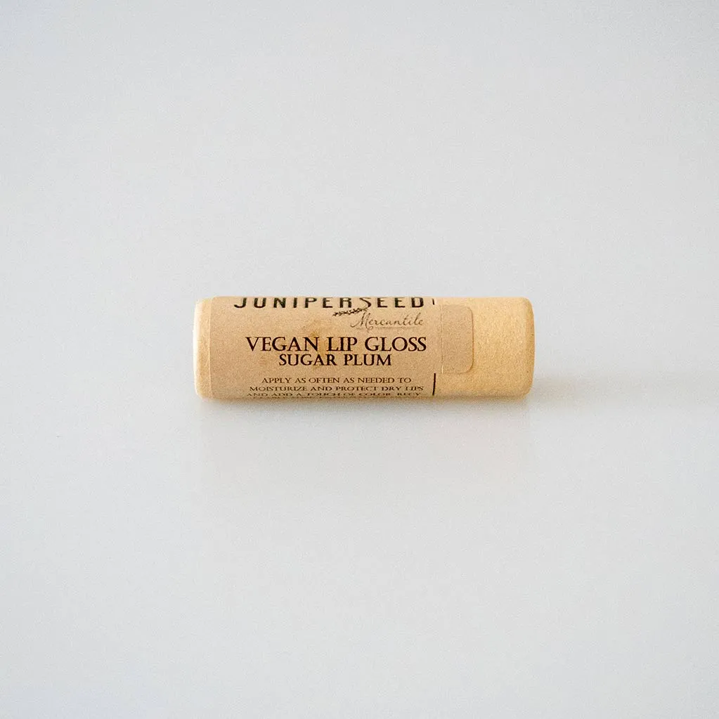 Vegan Lip Gloss in Paper Tube - 3 Shades