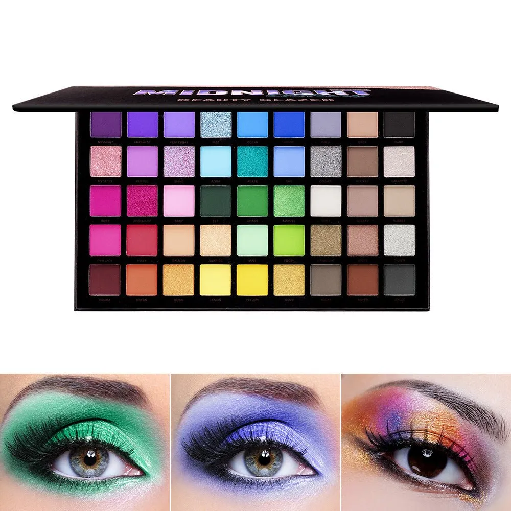 Vibrant 45-Color Eyeshadow Palette in Pink B160