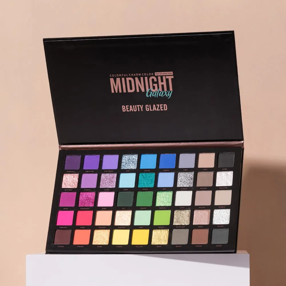 Vibrant 45-Color Eyeshadow Palette in Pink B160