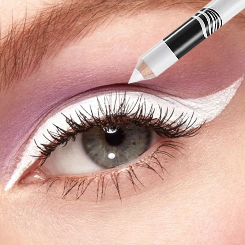 Waterproof White Eyeliner Pencil Quick-Dry Long-Lasting No Blooming Eye Liner Pen Professional Woman Makeup Beauty Cosmetic Tool