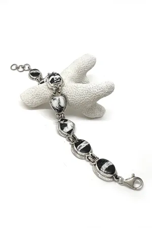 White Buffalo Link Bracelet by Terry Wood