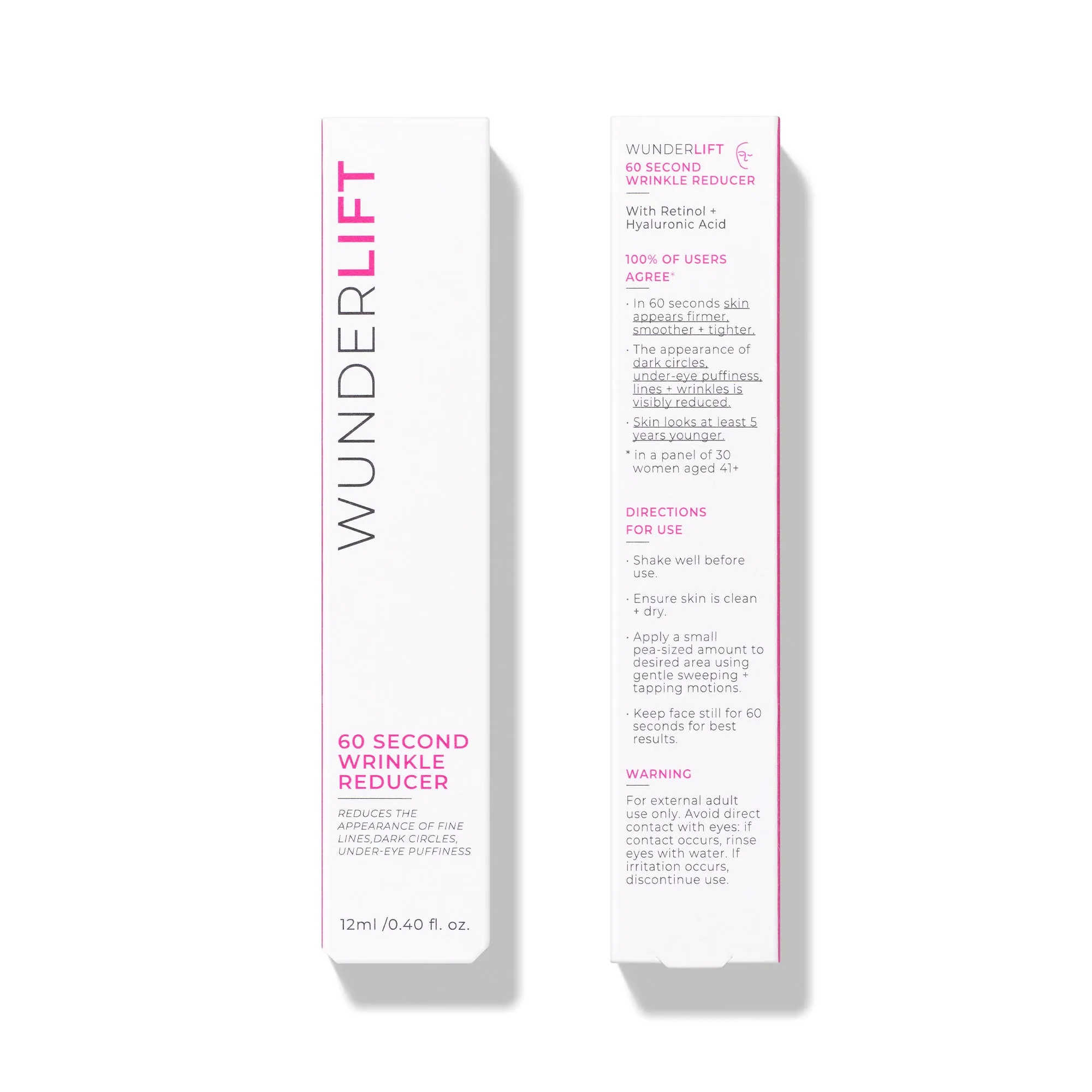 WUNDERLIFT 60 Second Wrinkle Reducer