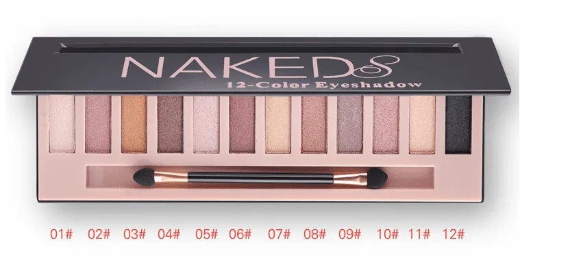 YANQINA 12 Colors Portable Eyeshadow Palette
