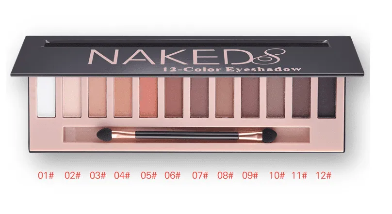 YANQINA 12 Colors Portable Eyeshadow Palette
