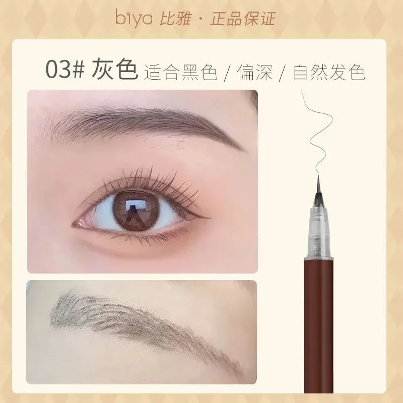 Yeknu Waterproof Liquid Eyebrow Pencil Maquillajes Para Mujer Easy To Color Eyebrow Pen 0.01MM Ultra Thin Head Eye Makeup Cosmetics