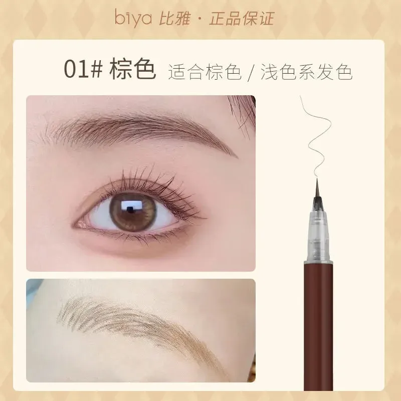 Yeknu Waterproof Liquid Eyebrow Pencil Maquillajes Para Mujer Easy To Color Eyebrow Pen 0.01MM Ultra Thin Head Eye Makeup Cosmetics