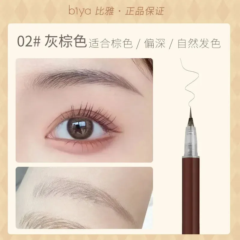 Yeknu Waterproof Liquid Eyebrow Pencil Maquillajes Para Mujer Easy To Color Eyebrow Pen 0.01MM Ultra Thin Head Eye Makeup Cosmetics