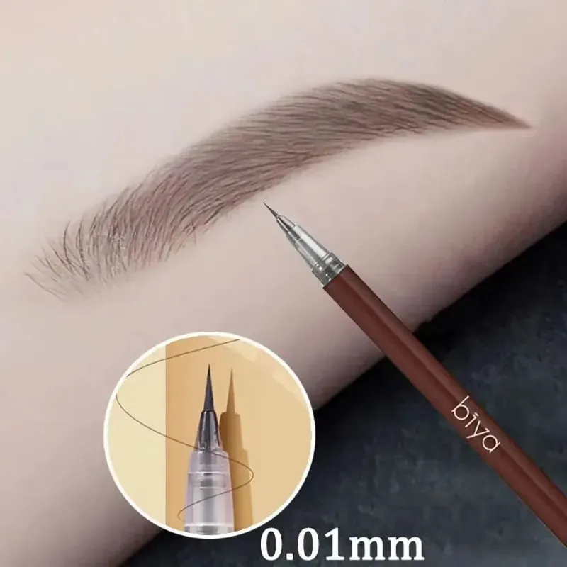 Yeknu Waterproof Liquid Eyebrow Pencil Maquillajes Para Mujer Easy To Color Eyebrow Pen 0.01MM Ultra Thin Head Eye Makeup Cosmetics