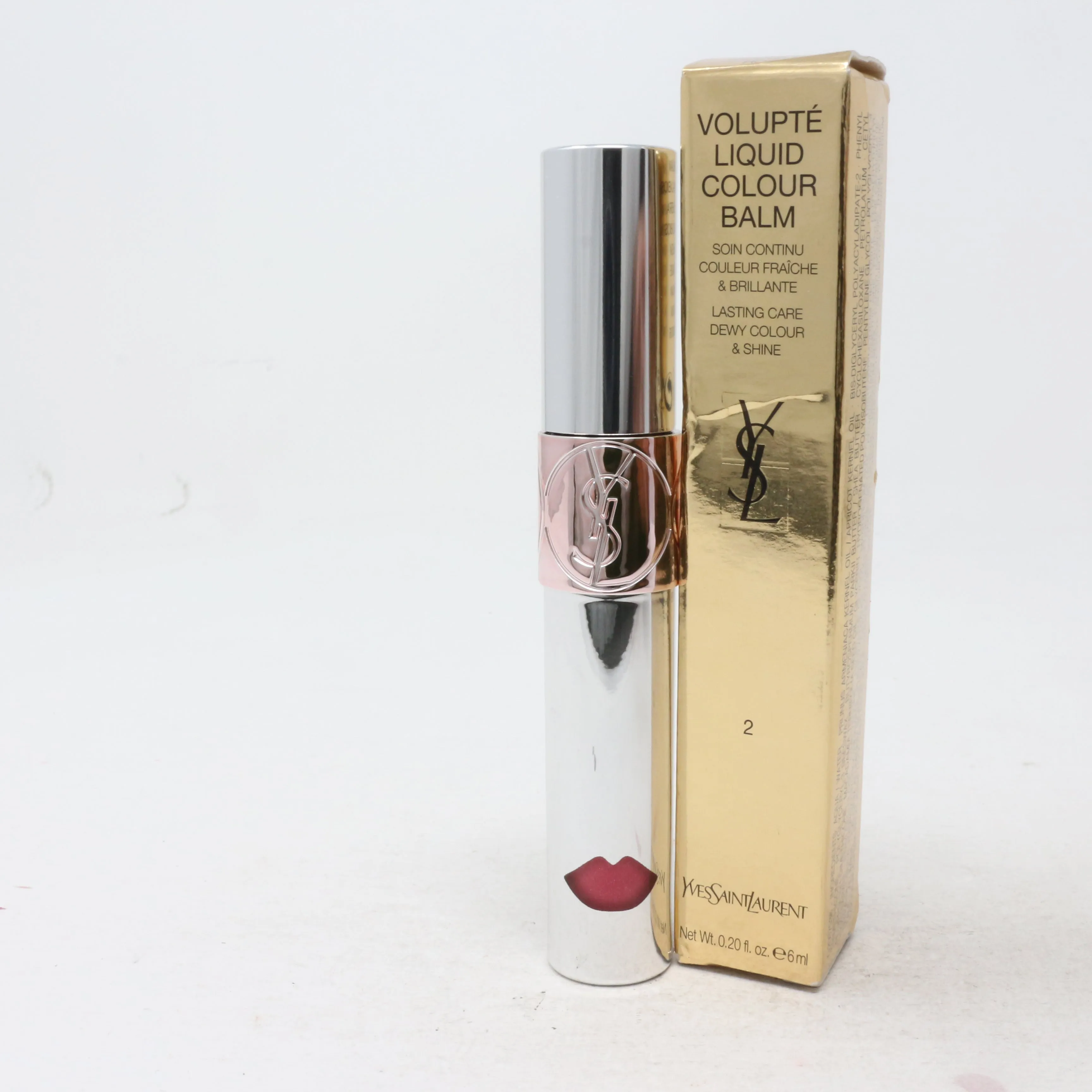 Yves Saint Laurent Volupte Liquid Colour Balm  0.20oz/6ml New With Box