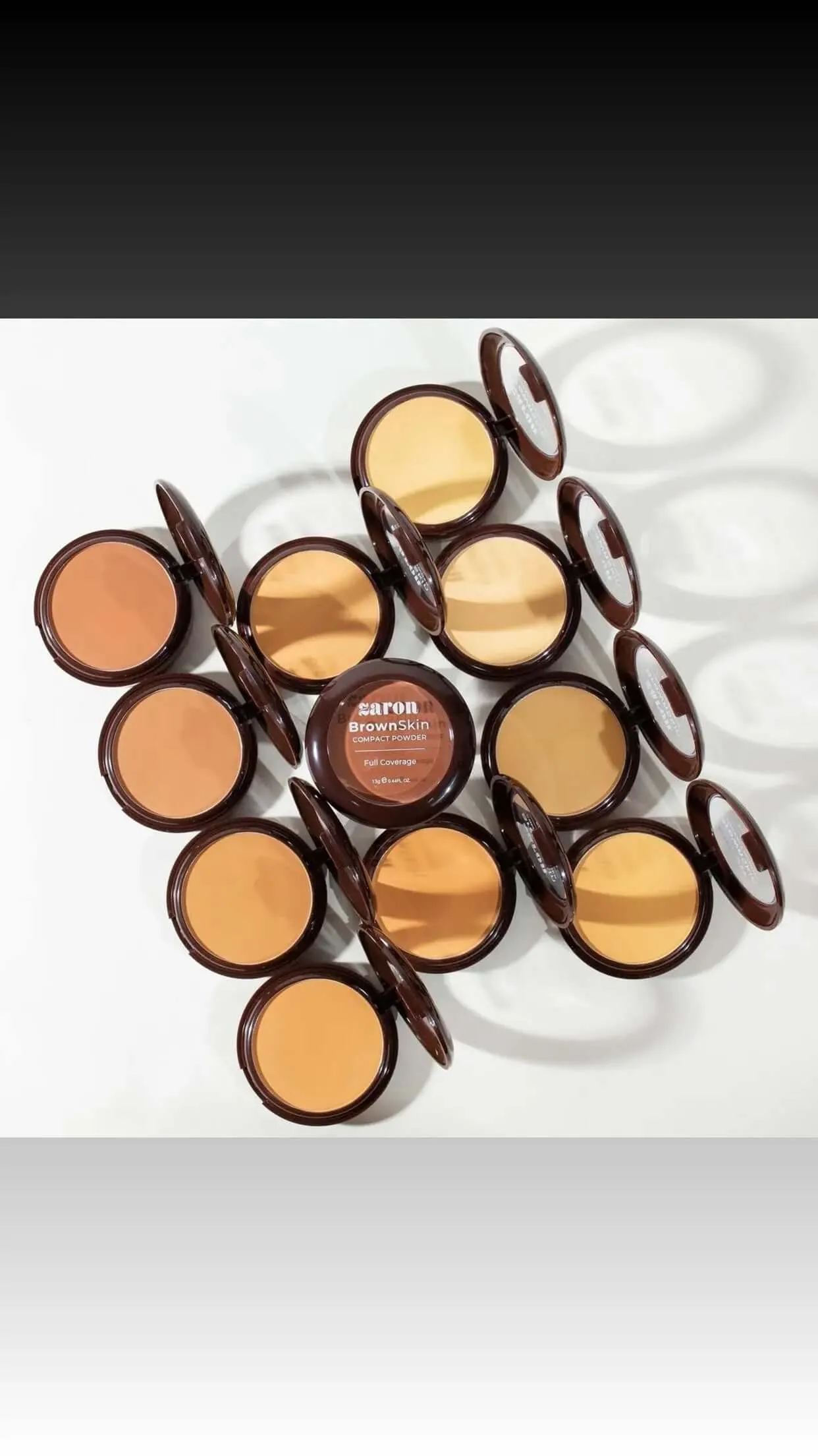 Zaron Brown Skin Compact Powder