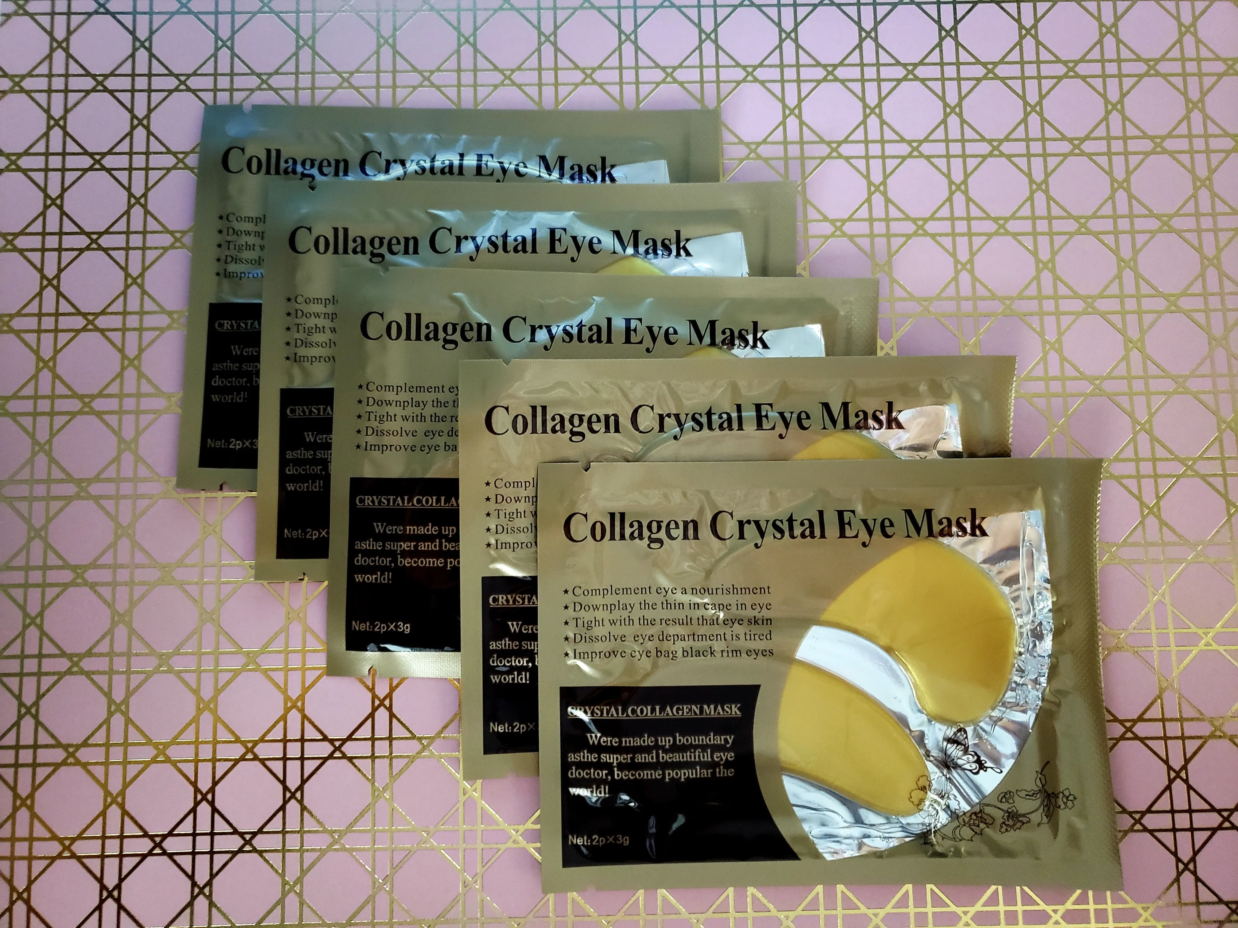 Zephyr Collagen Crystal Eye Masks (Set of 5)