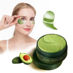 ZOZU Avocado Crystal Bouncing Eye Mask 60pcs Moisturizing and Dark Circles Improvement Eye Mask Patch Eye Care